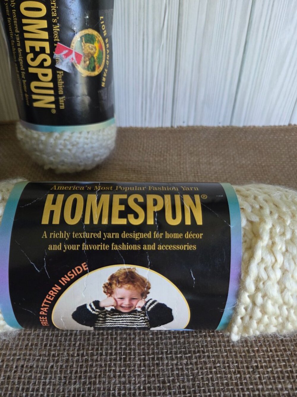 Lot of 3 Lion Brand Homespun Yarn Skeins – Bulky Chunky - Picture 5 of 8